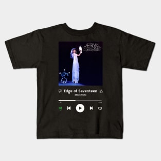 Stereo Music Player - Edge of Seventeen Kids T-Shirt